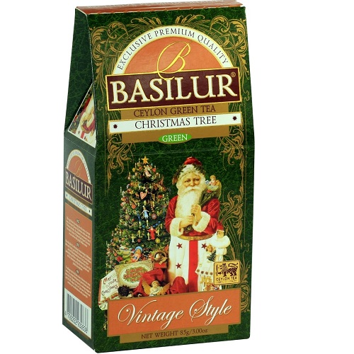 Basilur чай зеленый Рождественская ель, 85 гр
